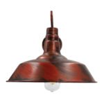 GLOBOSTAR® RAY 01052 Vintage Φωτιστικό Τοίχου - Απλίκα με Ντουί 1 x E27 AC 220-240V IP20 - Χάλκινο Εφέ Σκουριάς - Μ36 x Π42 x Υ32cm - Image 3