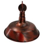 GLOBOSTAR® RAY 01052 Vintage Φωτιστικό Τοίχου - Απλίκα με Ντουί 1 x E27 AC 220-240V IP20 - Χάλκινο Εφέ Σκουριάς - Μ36 x Π42 x Υ32cm - Image 5