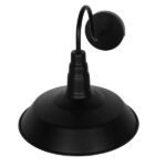 GLOBOSTAR® RAY 01065 Vintage Φωτιστικό Τοίχου - Απλίκα με Ντουί 1 x E27 AC 220-240V IP20 - Μαύρο - Μ26 x Π37 x Υ32cm - Image 5