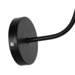 GLOBOSTAR® RAY 01065 Vintage Φωτιστικό Τοίχου - Απλίκα με Ντουί 1 x E27 AC 220-240V IP20 - Μαύρο - Μ26 x Π37 x Υ32cm - Image 7