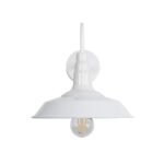 GLOBOSTAR® RAY 01066 Vintage Φωτιστικό Τοίχου - Απλίκα με Ντουί 1 x E27 AC 220-240V IP20 - Λευκό - Μ26 x Π37 x Υ32cm - Image 4