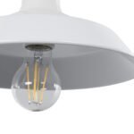 GLOBOSTAR® RAY 01066 Vintage Φωτιστικό Τοίχου - Απλίκα με Ντουί 1 x E27 AC 220-240V IP20 - Λευκό - Μ26 x Π37 x Υ32cm - Image 7