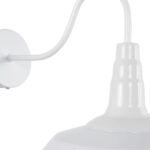 GLOBOSTAR® RAY 01066 Vintage Φωτιστικό Τοίχου - Απλίκα με Ντουί 1 x E27 AC 220-240V IP20 - Λευκό - Μ26 x Π37 x Υ32cm - Image 8