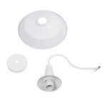 GLOBOSTAR® RAY 01066 Vintage Φωτιστικό Τοίχου - Απλίκα με Ντουί 1 x E27 AC 220-240V IP20 - Λευκό - Μ26 x Π37 x Υ32cm - Image 9