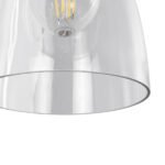 GLOBOSTAR® LYDIA 01071 Vintage Φωτιστικό Τοίχου - Απλίκα με Ντουί 1 x E27 AC 220-240V IP20 - Μαύρο & Χρυσό - Μ14 x Π26 x Υ30cm - Image 9