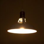 GLOBOSTAR® ANER 01072 Vintage Κρεμαστό Φωτιστικό Οροφής με Ντουί 1 x E27 AC 220-240V IP20 - Λευκό & Χρυσό - Μ27.5 x Π27.5 x Υ19cm - Image 3