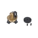 GLOBOSTAR® COPPER 01076 Vintage Κρεμαστό Φωτιστικό Οροφής με Ντουί 3 x E27 AC 220-240V IP20 - Χρυσό & Μαύρο - Μ14 x Π14 x Υ13cm - Image 10