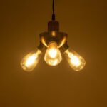 GLOBOSTAR® COPPER 01076 Vintage Κρεμαστό Φωτιστικό Οροφής με Ντουί 3 x E27 AC 220-240V IP20 - Χρυσό & Μαύρο - Μ14 x Π14 x Υ13cm - Image 3