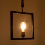 GLOBOSTAR® FRAISE 01077 Vintage Κρεμαστό Φωτιστικό Οροφής με Ντουί 1 x E27 AC 220-240V IP20 - Μαύρο & Μπεζ - Μ32 x Π4 x Υ32cm - Image 3