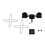 GLOBOSTAR® TORO 01079 Vintage Φωτιστικό Τοίχου - Απλίκα με Ντουί 2 x E27 AC 220-240V IP20 - Μαύρο - Μ44 x Π33 x Υ21cm - Image 10