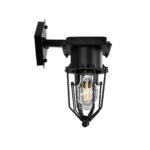 GLOBOSTAR® TORO 01079 Vintage Φωτιστικό Τοίχου - Απλίκα με Ντουί 2 x E27 AC 220-240V IP20 - Μαύρο - Μ44 x Π33 x Υ21cm - Image 5