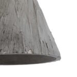 GLOBOSTAR® VOLCANO 01080 Μοντέρνο Κρεμαστό Φωτιστικό Οροφής με Ντουί 1 x E27 AC 220-240V IP20 - Γκρι - Μ17 x Π17 x Υ24cm - Image 8