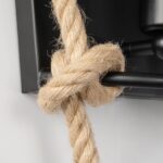 GLOBOSTAR® BARBOSA 01083 Vintage Φωτιστικό Τοίχου - Απλίκα με Ντουί 2 x E27 AC 220-240V IP20 - Μαύρο & Μπεζ - Μ30 x Π16 x Υ20cm - Image 7