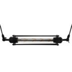 GLOBOSTAR® TUBE 01085 Vintage Κρεμαστό Φωτιστικό Οροφής με Ντουί 1 x E27 AC 220-240V IP20 - Μαύρο - Μ43 x Π11 x Υ11cm - Image 5