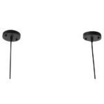 GLOBOSTAR® TUBE 01085 Vintage Κρεμαστό Φωτιστικό Οροφής με Ντουί 1 x E27 AC 220-240V IP20 - Μαύρο - Μ43 x Π11 x Υ11cm - Image 10