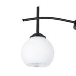 GLOBOSTAR® LUNA 01087 Μοντέρνο Φωτιστικό Οροφής με Ντουί 3 x E27 AC 220-240V IP20 - Λευκό & Μαύρο - Μ45 x Π45 x Υ40cm - Image 6