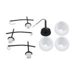 GLOBOSTAR® LUNA 01087 Μοντέρνο Φωτιστικό Οροφής με Ντουί 3 x E27 AC 220-240V IP20 - Λευκό & Μαύρο - Μ45 x Π45 x Υ40cm - Image 9