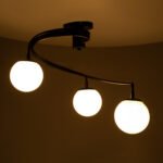 GLOBOSTAR® SELINA 01089 Μοντέρνο Φωτιστικό Οροφής με Ντουί 3 x E27 AC 220-240V IP20 - Μαύρο & Λευκό - Μ60 x Π60 x Υ45cm - Image 4