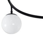 GLOBOSTAR® SELINA 01089 Μοντέρνο Φωτιστικό Οροφής με Ντουί 3 x E27 AC 220-240V IP20 - Μαύρο & Λευκό - Μ60 x Π60 x Υ45cm - Image 5
