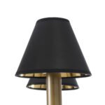 GLOBOSTAR® LIMI 01092 Vintage Κρεμαστό Φωτιστικό Οροφής με Ντουί 6 x E14 AC 220-240V IP20 - Μαύρο & Χρυσό - Μ70 x Π70 x Υ60cm - Image 9