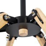 GLOBOSTAR® OLD SCHOOL 01094 Μοντέρνο Φωτιστικό Οροφής με Ντουί 6 x E27 AC 220-240V IP20 - Μαύρο & Μπεζ - Μ75 x Π75 x Υ40cm - Image 8