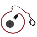 GLOBOSTAR® LIBBY 01095-1 Παιδικό Κρεμαστό Φωτιστικό Οροφής με Ντουί 1 x E27 AC 220-240V IP20 - Κόκκινο - Μ28 x Π28 x Υ16cm - Image 8