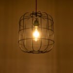 GLOBOSTAR® PARROT 01099 Μοντέρνο Κρεμαστό Φωτιστικό Οροφής με Ντουί 1 x E27 AC 220-240V IP20 - Μαύρο - Μ28 x Π28 x Υ30cm - Image 3