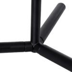 GLOBOSTAR® ELFIS 01100 Μοντέρνο Επιτραπέζιο Φωτιστικό Πορτατίφ με Ντουί 1 x E27 AC 220-240V IP20 - Μαύρο & Λευκό - Μ22 x Π27 x Υ41cm - Image 7