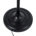 GLOBOSTAR® WYNGE 01101 Vintage Επιδαπέδιο Φωτιστικό με Ντουί 1 x E27 AC 220-240V IP20 - Μαύρο & Χρυσό - Μ95 x Π27 x Υ174cm - Image 11