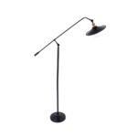 GLOBOSTAR® WYNGE 01101 Vintage Επιδαπέδιο Φωτιστικό με Ντουί 1 x E27 AC 220-240V IP20 - Μαύρο & Χρυσό - Μ95 x Π27 x Υ174cm - Image 5