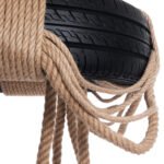 GLOBOSTAR® MARBELLA 01116 Vintage Κρεμαστό Φωτιστικό Οροφής με Ντουί 8 x E27 AC 220-240V IP20 - Μαύρο & Μπεζ - Μ60 x Π60 x Υ60cm - Image 10