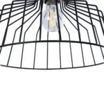 GLOBOSTAR® TRIUMPH 01117 Vintage Φωτιστικό Τοίχου - Απλίκα με Ντουί 1 x E27 AC 220-240V IP20 - Μαύρο - Μ30 x Π36 x Υ30cm - Image 6