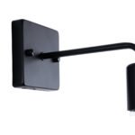 GLOBOSTAR® MISSAM 01119 Μοντέρνο Φωτιστικό Τοίχου - Απλίκα με Ντουί 1 x E27 AC 220-240V IP20 - Μαύρο - Μ14 x Π20 x Υ10cm - Image 7