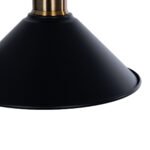 GLOBOSTAR® MAGEOR 01120 Vintage Φωτιστικό Τοίχου - Απλίκα με Ντουί 1 x E27 AC 220-240V IP20 - Μαύρο & Χρυσό - Μ22 x Π30 x Υ40cm - Image 6