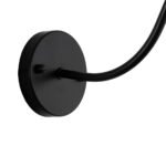 GLOBOSTAR® ANBET 01121 Vintage Φωτιστικό Τοίχου - Απλίκα με Ντουί 1 x E27 AC 220-240V IP20 - Μαύρο & Χρυσό - Μ26 x Π38 x Υ27cm - Image 7