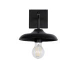 GLOBOSTAR® PHIA 01122 Vintage Φωτιστικό Τοίχου - Απλίκα με Ντουί 1 x E27 AC 220-240V IP20 - Μαύρο - Μ18.5 x Π29 x Υ18cm - Image 4