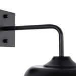 GLOBOSTAR® PHIA 01122 Vintage Φωτιστικό Τοίχου - Απλίκα με Ντουί 1 x E27 AC 220-240V IP20 - Μαύρο - Μ18.5 x Π29 x Υ18cm - Image 6