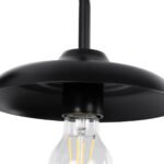 GLOBOSTAR® PHIA 01122 Vintage Φωτιστικό Τοίχου - Απλίκα με Ντουί 1 x E27 AC 220-240V IP20 - Μαύρο - Μ18.5 x Π29 x Υ18cm - Image 8