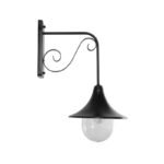 GLOBOSTAR® ANNIEL 01123 Vintage Φωτιστικό Τοίχου - Απλίκα με Ντουί 1 x E27 AC 220-240V IP20 - Μαύρο - Μ27 x Π40 x Υ56cm - Image 4