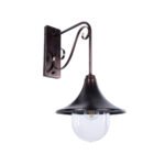 GLOBOSTAR® ANNIEL 01124 Vintage Φωτιστικό Τοίχου - Απλίκα με Ντουί 1 x E27 AC 220-240V IP20 - Χάλκινο - Μ27 x Π40 x Υ56cm - Image 2