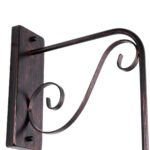 GLOBOSTAR® ANNIEL 01124 Vintage Φωτιστικό Τοίχου - Απλίκα με Ντουί 1 x E27 AC 220-240V IP20 - Χάλκινο - Μ27 x Π40 x Υ56cm - Image 6