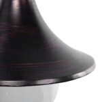 GLOBOSTAR® ANNIEL 01124 Vintage Φωτιστικό Τοίχου - Απλίκα με Ντουί 1 x E27 AC 220-240V IP20 - Χάλκινο - Μ27 x Π40 x Υ56cm - Image 8