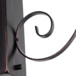 GLOBOSTAR® ANNIEL 01124 Vintage Φωτιστικό Τοίχου - Απλίκα με Ντουί 1 x E27 AC 220-240V IP20 - Χάλκινο - Μ27 x Π40 x Υ56cm - Image 9