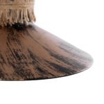 GLOBOSTAR® ROBLY 01125 Vintage Φωτιστικό Τοίχου - Απλίκα με Ντουί 1 x E27 AC 220-240V IP20 - Χάλκινο & Μπεζ - Μ26 x Π36 x Υ22cm - Image 8