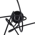 GLOBOSTAR® PAULELI 01127 Μοντέρνο Φωτιστικό Οροφής με Ντουί 5 x E27 AC 220-240V IP20 - Μαύρο - Μ76 x Π76 x Υ45cm - Image 8