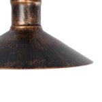 GLOBOSTAR® BRASTA 01131 Vintage Φωτιστικό Τοίχου - Απλίκα με Ντουί 1 x E27 AC 220-240V IP20 - Χάλκινο & Μπεζ - Μ26 x Π42.5 x Υ24cm - Image 7