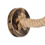 GLOBOSTAR® BRASSO 01132 Vintage Φωτιστικό Τοίχου - Απλίκα με Ντουί 1 x E27 AC 220-240V IP20 - Μπεζ & Χάλκινο Εφέ Σκουριάς - Μ38 x Π26.7 x Υ22cm - Image 7