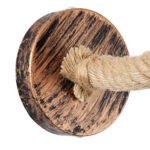 GLOBOSTAR® FLEDI 01134 Vintage Φωτιστικό Τοίχου - Απλίκα με Ντουί 1 x E27 AC 220-240V IP20 - Χάλκινο & Μπεζ - Μ10 x Π25 x Υ15cm - Image 7