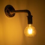 GLOBOSTAR® CENADEL 01135 Vintage Φωτιστικό Τοίχου - Απλίκα με Ντουί 1 x E27 AC 220-240V IP20 - Χάλκινο & Μπεζ - Μ29 x Π10 x Υ15cm - Image 3