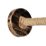 GLOBOSTAR® CENADEL 01135 Vintage Φωτιστικό Τοίχου - Απλίκα με Ντουί 1 x E27 AC 220-240V IP20 - Χάλκινο & Μπεζ - Μ29 x Π10 x Υ15cm - Image 6